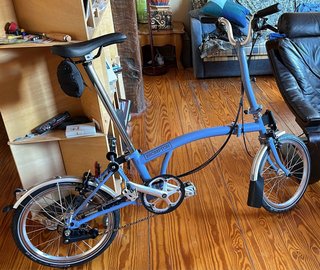 Bicicleta Brompton C Gris