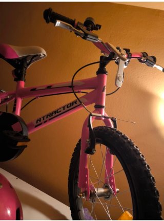 Bicicleta 16 4-6 años (3 usos)