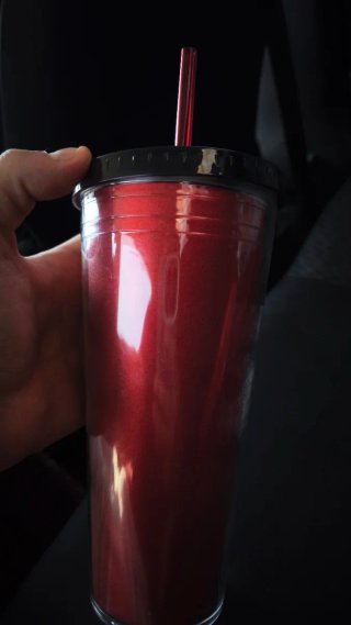 Vaso Super Mario con tapa y pajita