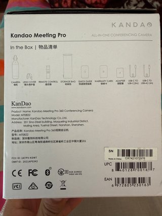 Kandao Meeting Pro 360 Cámara De Conferencias