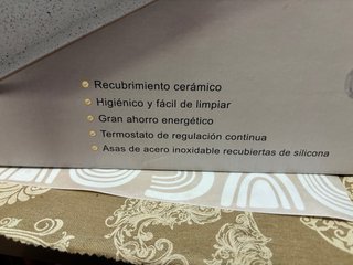 Plancha de asar ThermoStone NewChef