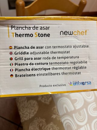 Plancha de asar ThermoStone NewChef