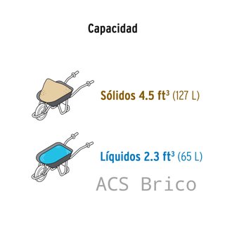 Carretilla 65 Litros Metálica - Neumática - Truper