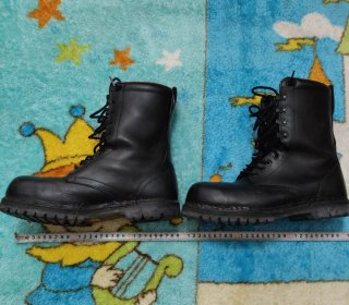 Botas Tulan militar altas hombre negras suela Vibr