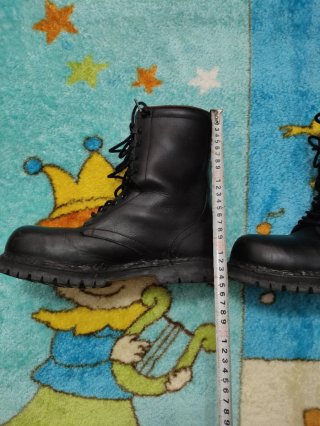 Botas Tulan militar altas hombre negras suela Vibr