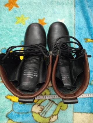 Botas Tulan militar altas hombre negras suela Vibr