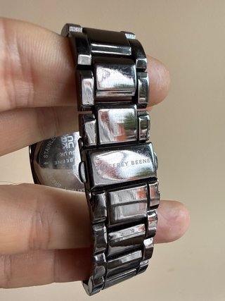 Reloj Geoffrey Beene Diamond Negro y Azul