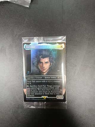 Carta promocional Zack Fair Magic The Gathering
