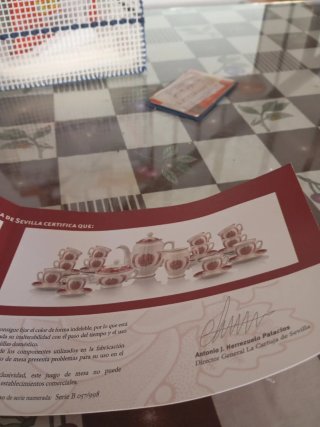 Vajilla La Cartuja de Sevilla Edición Limitada