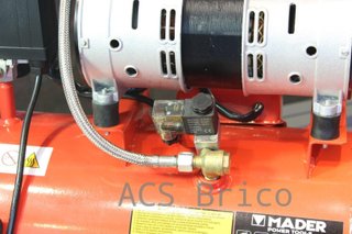 Compresor Aire Silencioso 24 L - 0,75 Hp - 09368 - Mader