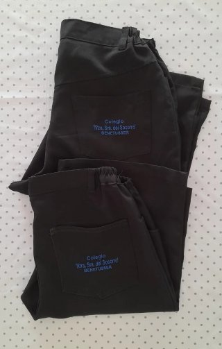 2 bermudas uniforme colegio N.S. del Socorro