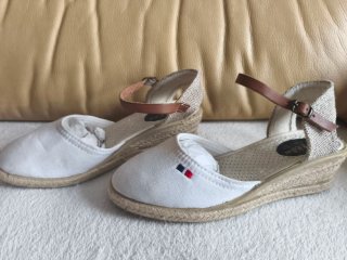 Sandalias esparto cuña T38