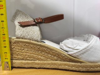 Sandalias esparto cuña T38