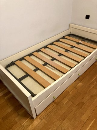 Cama nido madera con ruedas y cajones