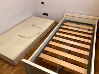 Cama nido madera con ruedas y cajones
