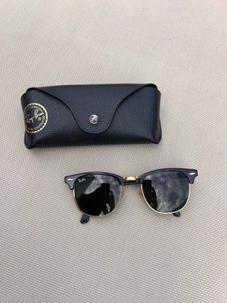 Gafas de sol Ray-Ban Clubmaster Negro/Dorado