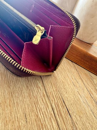 Cartera Louis Vuitton Zippy Monogram Marrón