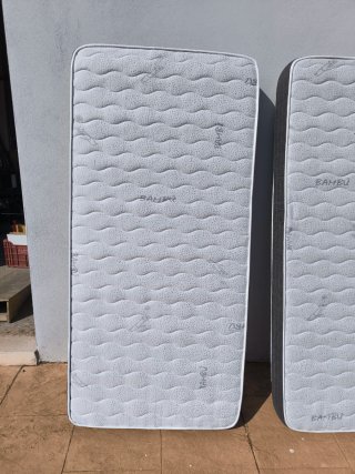 2 Colchones Bambú 90x190