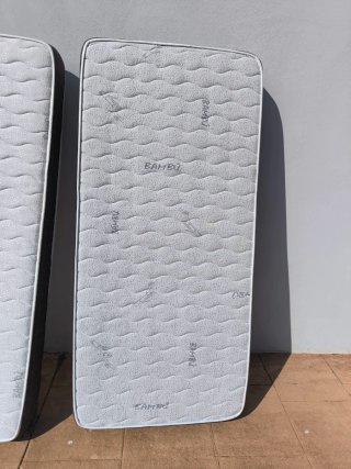 2 Colchones Bambú 90x190