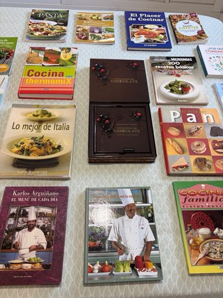 Lote de libros de cocina