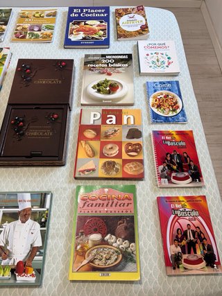 Lote de libros de cocina