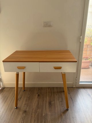 Aparador/escritorio madera y metal