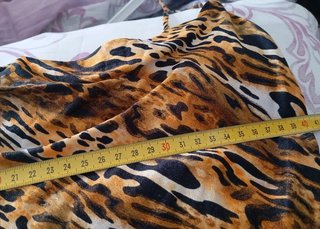 Vestido estampado animal print