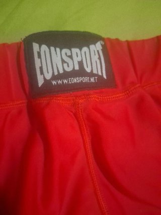 Pantalón boxeo LEONSPORT XL Rojo Blanco