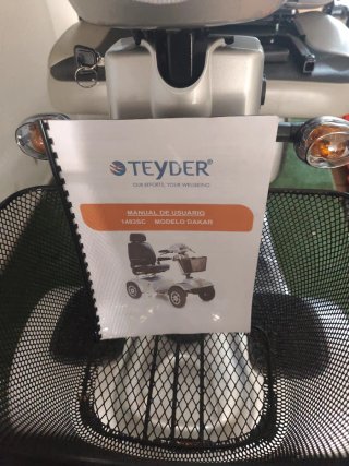 Scooter Doble Dakar Plata