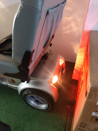 Scooter Doble Dakar Plata