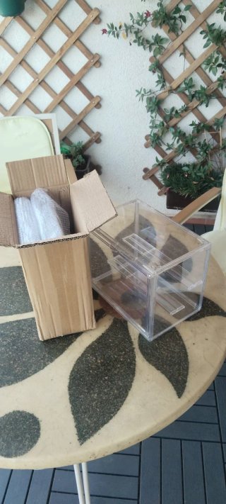 Confezione da 3 vetrine in PET