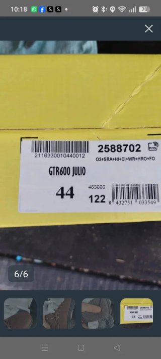 Botas de seguridad FAL T44 a estrenar