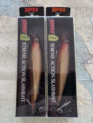 Lote 2 señuelos Rapala X-Rap Slashbait SXR14 - 253