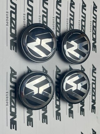 Tapas bujes Volkswagen para llantas 56 mm (4 u.)