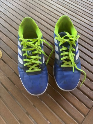 Zapatillas Adidas Fútbol Sala Azul/Verde