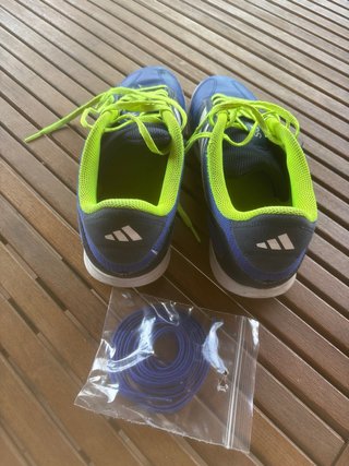 Zapatillas Adidas Fútbol Sala Azul/Verde