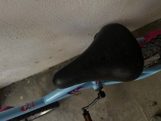 Bicicleta infantil niña azul y rosa