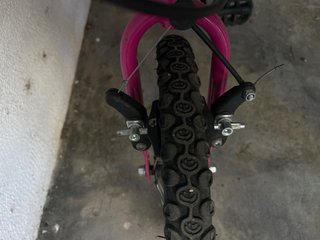 Bicicleta infantil niña azul y rosa