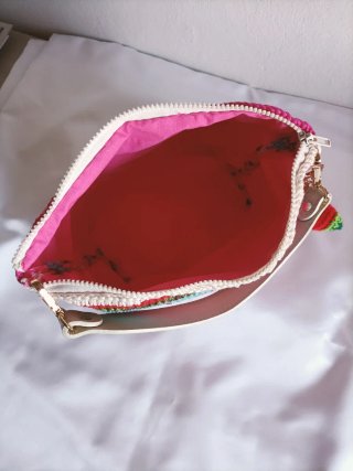 Borsa a mano in cotone fatta a mano