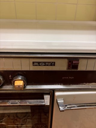 Cocina Gas AGNI Vintage Retro 5 Fuegos
