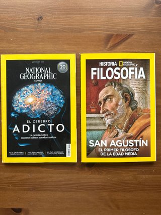REVISTA NATIONAL GEOGRAPHIC ADICTO Y SAN AGUSTÍN