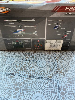 Helicóptero RC Falcon Azul y Blanco