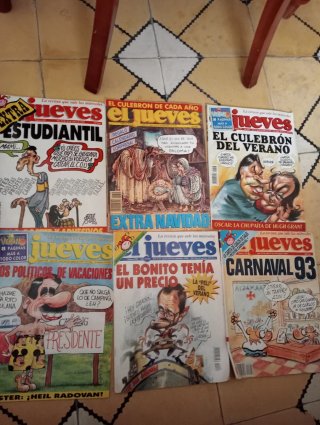 LOTE 26 REVISTAS EL JUEVES PRINCIPIOS AÑOS 90