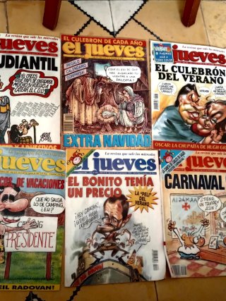 LOTE 26 REVISTAS EL JUEVES PRINCIPIOS AÑOS 90