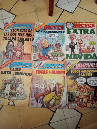 LOTE 26 REVISTAS EL JUEVES PRINCIPIOS AÑOS 90