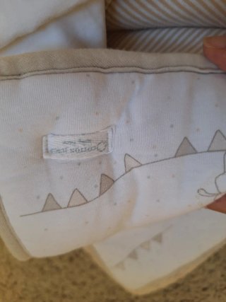 Chichonera y Edredón Cuna Reversibles