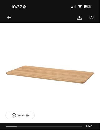 Mesa Bambú Tablero + 4 Patas