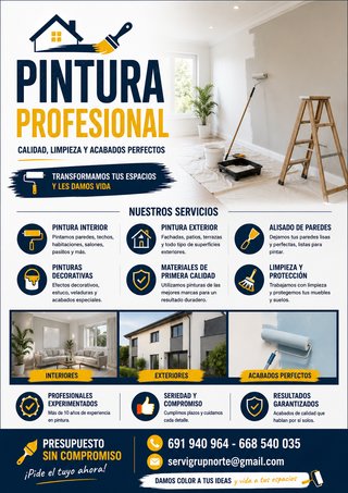 Servicios de Pintura Profesional