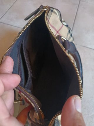 Borsa Burberry The Barrel d donna Beige