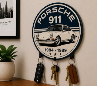 Cartel Luminoso Porsche 911 (1984-89)